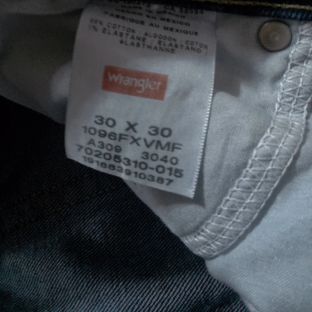 Wrangler Dark Blue Straight Jeans Waist 30 - Picture 3 of 3